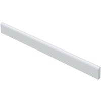 Primo - Abschlussleiste selbstkleben 250 x 2,1 cm 5 mm, weiß Sockelleiste von Primo
