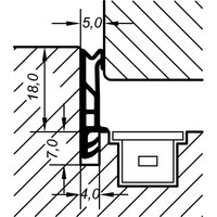 Acf 5855 Überschlagdichtung (Schallschutz) Dichtung Kunststoff weiß - Primo von Primo