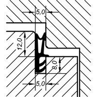 Ev 4150 Flügelfalzdichtung Falzdichtung Spule á 20 m Kunststoff braun - Primo Ev 4150 Flügelfalzdichtung Falzdichtung Spule á 20 m Kunststoff braun - Primo von Primo