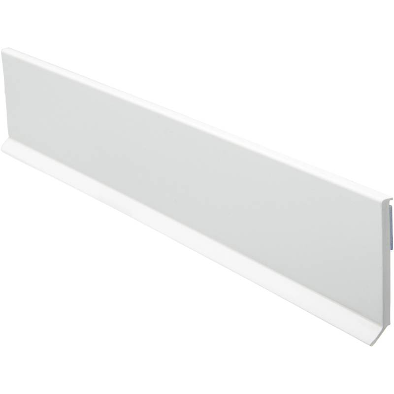Flachleiste mit Lippe selbstklebend 40 x 2,5 mm Nutzlänge 97,5 cm Weiß von Primo