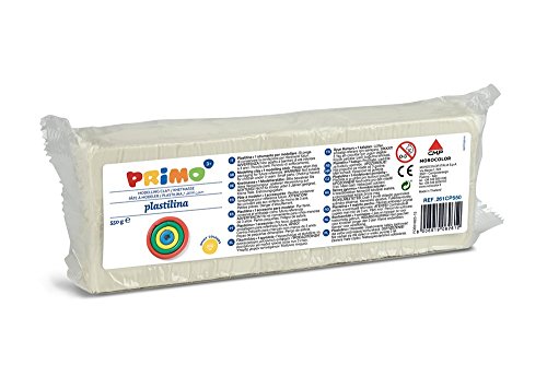 Primo 261CP550100 Knetmasse, 550 g, weiß von Primo