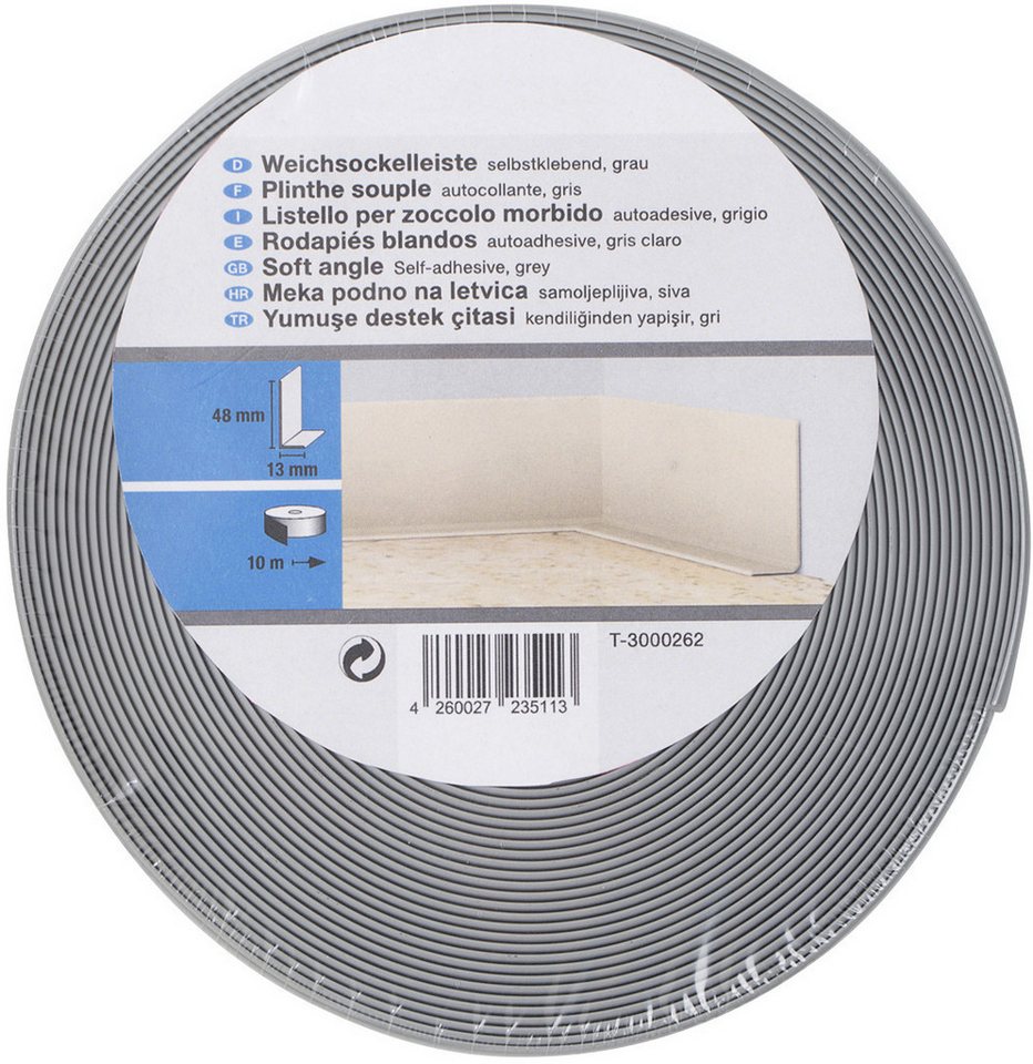 Primo Sockelleiste Primo Knickwinkel 1 m 48 x 13mm grau selbstklebend Primo Sockelleiste Primo Knickwinkel 1 m 48 x 13mm grau selbstklebend von Primo