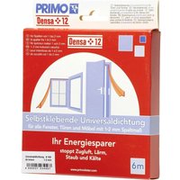 Universaldichtung Densa 12 braun, für Türen + Fenster, 6 Meter Türdichtungen & Fensterdichtungen - Primo von Primo