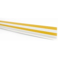 Primo - Winkelprofil weiß 220 cm 40 x 20 mm weiß selbstklebend Sockelleiste von Primo
