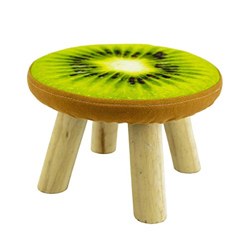 PrimoLiving Sitzhocker aus Holz im Frucht-Design (Kiwi) von PrimoLiving