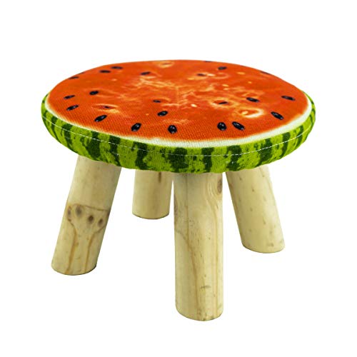 PrimoLiving Sitzhocker aus Holz im Frucht-Design (Melone) von PrimoLiving