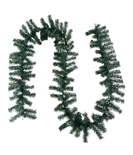 PrimoLiving künstliche Tannengirlande 270 cm Tannengrün- Weihnachtsgirlande 2,7 m grün Deko Girlande für Weihnachten Advent P-16039 von PrimoLiving