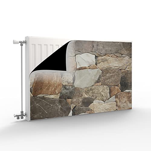 Primus Print Heizkörperverkleidung Heizkörperabdeckung magnetisch (Steinmauer, 100x60 cm) von Primus-Print.de