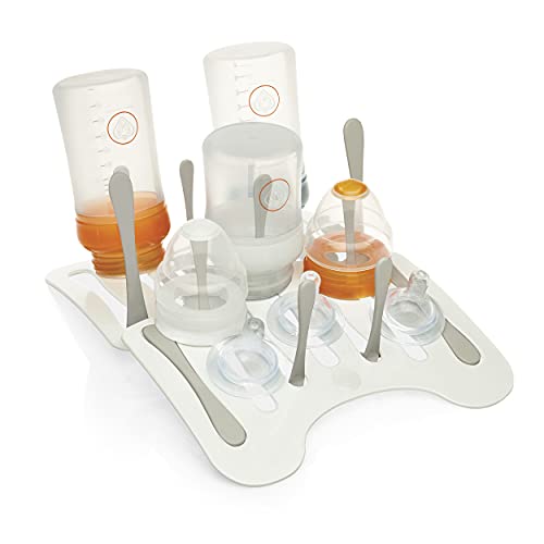 Prince Lionheart Compact Drying Station | Platzsparender Flaschentrockner | BPA-, Phthalat-, PVC-, Latex- Oder Bleifrei | Auffangwanne Für Überschüssiges Wasser | Wird Vormontiert Geliefert von Prince Lionheart