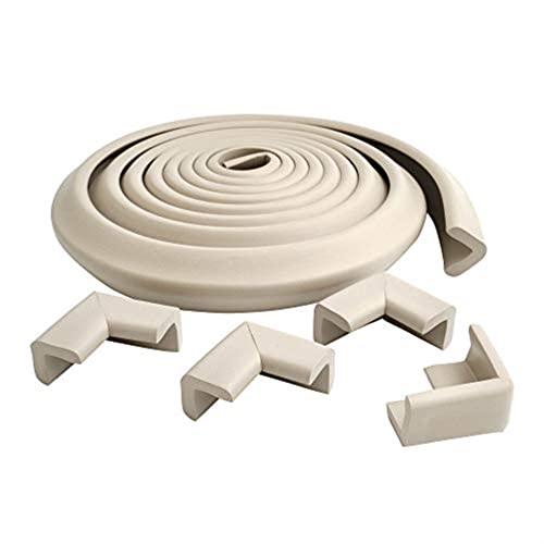 Prince Lionheart Cushiony Table Edge Guard | Cushiony Tischkantenschutz | Weicher, Stoßabsorbierender Schaumstoff | 3,70m & 4 Ecken Rolle | Kanten- & Eckenschutz | Auf Maß Geschnitten - Neutral Prince Lionheart Cushiony Table Edge Guard | Cushiony Tischkantenschutz | Weicher, Stoßabsorbierender Schaumstoff | 3,70m & 4 Ecken Rolle | Kanten- & Eckenschutz | Auf Maß Geschnitten - Neutral von Prince Lionheart