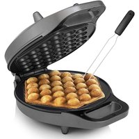 Princess - Bubble Waffeleisen drehbar & Gabel Eierwaffeln Ø20cm Egg Waffle Maker 700Watt von Princess