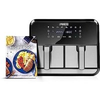 Digitale Heißluftfritteuse Doppelkorb 8Ltr 8 Programme, Timer 2400 Watt Digitale Heißluftfritteuse Doppelkorb 8Ltr 8 Programme, Timer 2400 Watt von Princess