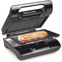 Kontaktgrill mit abnehmbaren Platten, Paninimaker 700 Watt, 23x13cm Kontaktgrill mit abnehmbaren Platten, Paninimaker 700 Watt, 23x13cm von Princess