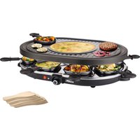 PRINCESS Raclette "162700 - Oval - 8 Pfannen" 8 Stk. Raclettepfännchen 1.200 W Multifunktionale Platte, inklusive 8 Pfännchen und 8 Holzschabern PRINCESS Raclette "162700 - Oval - 8 Pfannen" 8 Stk. Raclettepfännchen 1.200 W Multifunktionale Platte, inklusive 8 Pfännchen und 8 Holzschabern von Princess