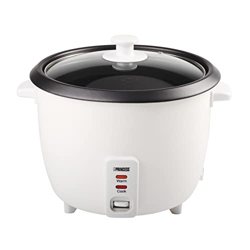 Princess Reiskocher - 1,8 Liter, für bis zu 10 Portionen, automatischer Warmhaltefunktion, 271940, weiß, 01.271940.01.001 von Princess