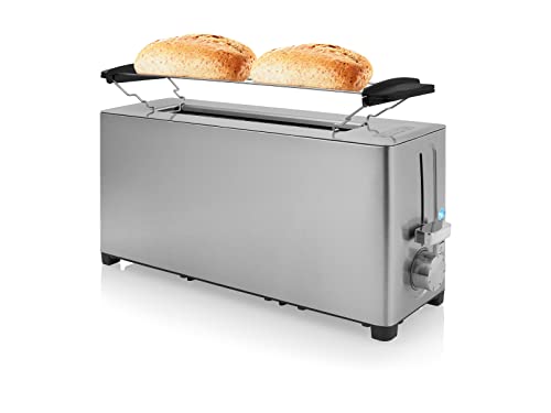 Princess 142401 Steel Toaster Langer Schlitz - 7 einstellbare Stufen - 1050 W von Princess