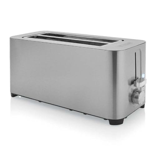 Princess 142402 Steel Toaster 2 Langer Schlitz - 7 einstellbare Stufen - 1400 W von Princess