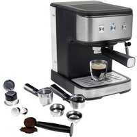 Princess 249413 Espressomaschine mit Siebträger Edelstahl, Schwarz 850W Princess 249413 Espressomaschine mit Siebträger Edelstahl, Schwarz 850W von Princess