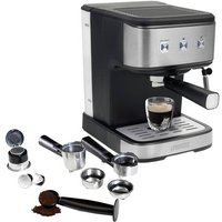 Princess 249413 Espressomaschine mit Siebträger Edelstahl, Schwarz 850W von Princess