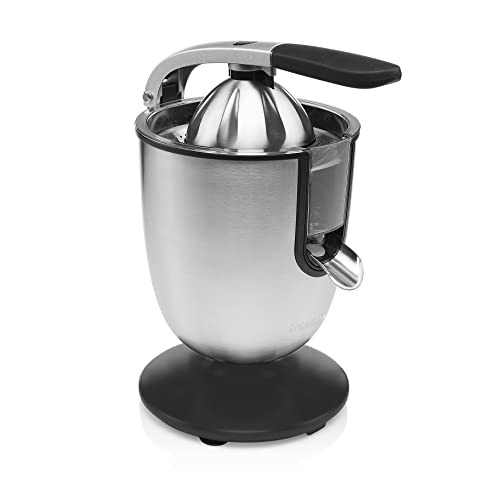Princess Edelstahl Zitruspresse Champion Juicer - professioneller Hebelarm – Universalaufsatz für Zitrusfrüchte – Fließstopfunktion – 201852 – Silber Princess Edelstahl Zitruspresse Champion Juicer - professioneller Hebelarm – Universalaufsatz für Zitrusfrüchte – Fließstopfunktion – 201852 – Silber von Princess