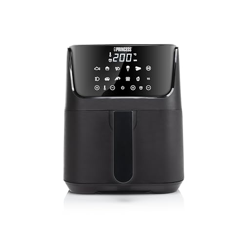 Princess Heißluftfritteuse mit 3,5 L – 70% weniger Energieverbrauch – 11 Programme – Inklusive Rezeptheft mit 30 Rezepten in deutsch – Airfryer – 182031 von Princess