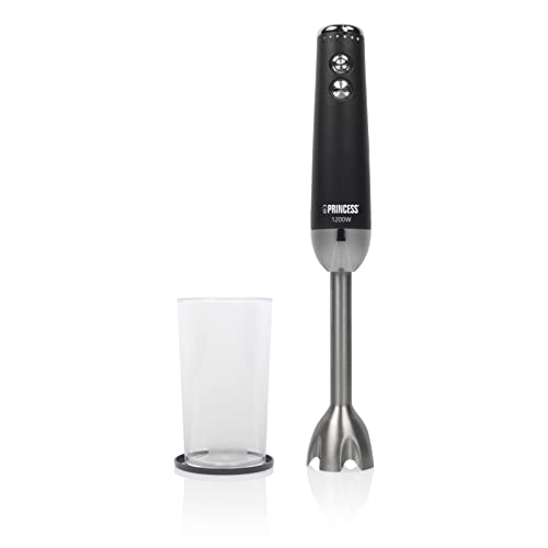 Princess 01.221229.01.001 Stabmixer, Stainless Steel, Schwarz von Princess