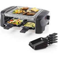 Princess - raclette Partygrill für 4 Personen, Steinplatte 21x21cm, 600 Watt von Princess