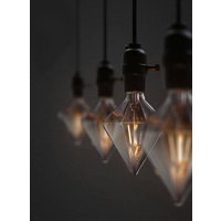 Pfeil Edison Diamant Filament Led Glühbirne - 4W E27 Industrielle 220V Dekorative Lampe Mit Einzigartigem Filamentdesign von PrincessMoissanite