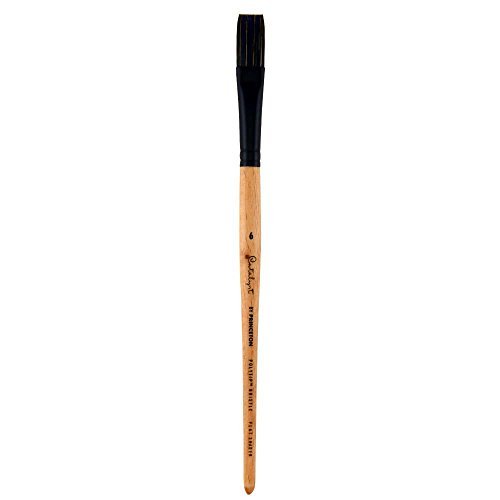 Princeton Catalyst Polytip, Brushes for Acrylic and Oil, Series 6450 Short Handle, Flat Shader, Size 6 von Princeton