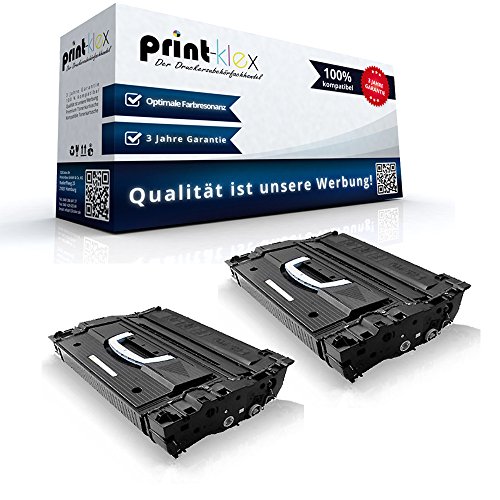 2x Print-Klex Tonerkartuschen kompatibel für HP LaserJet M 9040 MFP 9050 MFP HP 43 C8543 X 43X HP43X Schwarz Black - Easy Pro Serie von Print-Klex GmbH & Co.KG