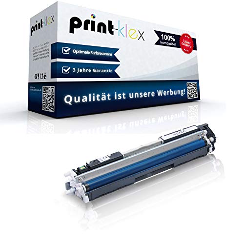 Print-Klex Tonerkartusche kompatibel für HP LaserJet CP 1000 Series CP 1025 Color CP 1025 NW Color 100 Color MFP M 175 a CE311A 126A Blau Cyan - Print Line Serie von Print-Klex GmbH & Co.KG