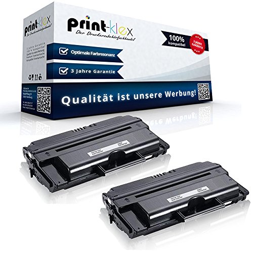 2X Print-Klex Tonerkartuschen kompatibel für Dell 2335 2335dn 593-10330 CR963 59310330 CR-963 593-10329 59310329 HX756 Black Schwarz - Office Pro Serie von Print-Klex GmbH & Co.KG