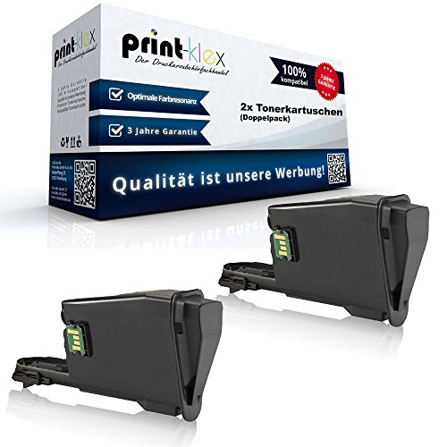 2X Print-Klex Tonerkartuschen kompatibel für Kyocera FS1061DN FS1325MFP 1T02M70NL TK 1125 TK1125 TK-1125 Black Schwarz - Office Pro Serie von Print-Klex GmbH & Co.KG