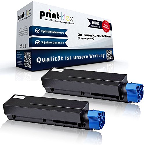 2X Print-Klex Tonerkartuschen kompatibel für Oki MB 472 dnw MB 492 DN MB 562 dnw 45807102 45807106 45807111- Premium Quantum Serie von Print-Klex GmbH & Co.KG