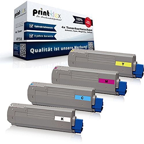4X Print-Klex Alternative XL Tonerkartuschen Kompatibel für Oki C 824 DN C 824 n C 824 Series C 834 DN C 834 dnw 47095704 47095703 47095702 47095701 Black Cyan Magenta Yellow - Office Plus Serie 4X Print-Klex Alternative XL Tonerkartuschen Kompatibel für Oki C 824 DN C 824 n C 824 Series C 834 DN C 834 dnw 47095704 47095703 47095702 47095701 Black Cyan Magenta Yellow - Office Plus Serie von Print-Klex GmbH & Co.KG