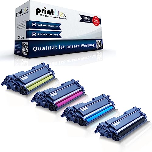 4X Print-Klex Toner kompatibel mit Brother MFC EX 670 MFC-L 9630 CDN MFC-L 9635 CDN MFC-L 9670 CDN MFC-L 9670 CDNT MFC-L 9760 CDNTT MFC 9670 Series TN-821XL TN-821 Black Cyan Magenta Yellow BK C M Y von Print-Klex GmbH & Co.KG