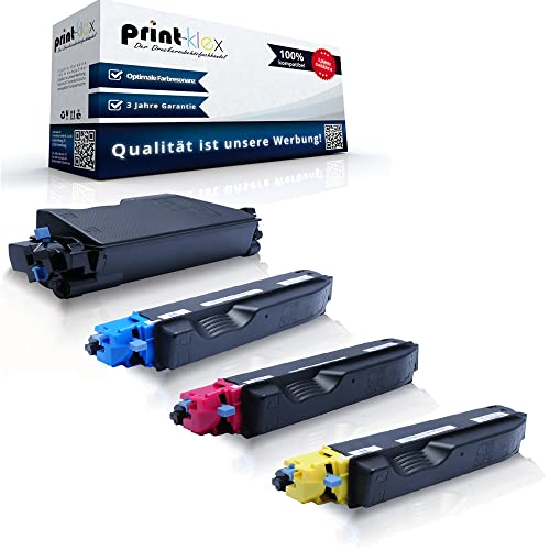 4X Print-Klex Tonerkartuschen Kompatibel mit Kyocera TASKalfa 350 ci TASKalfa 351 ci TK5305K TK5305C TK5305M TK5305Y Black Cyan Magenta Yellow BKCMY - Office Plus Serie von Print-Klex GmbH & Co.KG