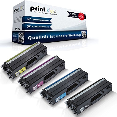 4X Print-Klex Tonerkartuschen kompatibel für Brother HL-L8260CDW HL-L8360CDW TN-423BK TN-423C TN-423M TN-423Y Black Cyan Magenta Yellow - Office Quantum Serie von Print-Klex GmbH & Co.KG