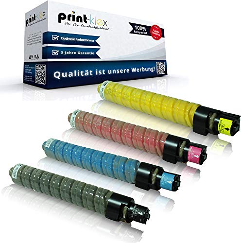 4X Print-Klex Tonerkartuschen kompatibel für Ricoh Aficio MP C2550 MP C2550 csp MP C2550 Series MP C2550 SPF 841196 841197 841198 841199 Black Cyan Magenta Yellow - Eco Quantum Serie 4X Print-Klex Tonerkartuschen kompatibel für Ricoh Aficio MP C2550 MP C2550 csp MP C2550 Series MP C2550 SPF 841196 841197 841198 841199 Black Cyan Magenta Yellow - Eco Quantum Serie von Print-Klex GmbH & Co.KG