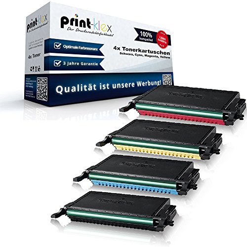 4X Print-Klex Tonerkartuschen kompatibel für Samsung CLP 605 NDK CLP 605 NDKG CLP 607 N CLP 610 ND CLP 611 NDK CLP 611 NDKG CLP 612 NDK CLP 615 NDK CLP 660 N CLP 660 ND Black Cyan Magenta Yellow Spar 4X Print-Klex Tonerkartuschen kompatibel für Samsung CLP 605 NDK CLP 605 NDKG CLP 607 N CLP 610 ND CLP 611 NDK CLP 611 NDKG CLP 612 NDK CLP 615 NDK CLP 660 N CLP 660 ND Black Cyan Magenta Yellow Spar von Print-Klex GmbH & Co.KG