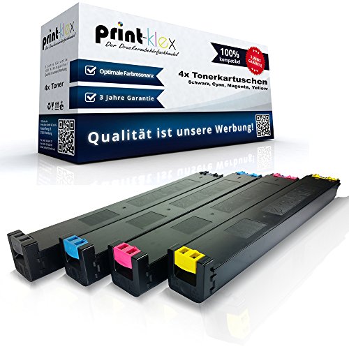 4X Print-Klex Tonerkartuschen kompatibel für Sharp MX 2301N MX 2600N MX 3100N MX31BK MX31C MX31M MX31Y MX-31BK MX-31C MX-31M MX-31Y Black Cyan Magenta Yellow - Office Line Serie 4X Print-Klex Tonerkartuschen kompatibel für Sharp MX 2301N MX 2600N MX 3100N MX31BK MX31C MX31M MX31Y MX-31BK MX-31C MX-31M MX-31Y Black Cyan Magenta Yellow - Office Line Serie von Print-Klex GmbH & Co.KG