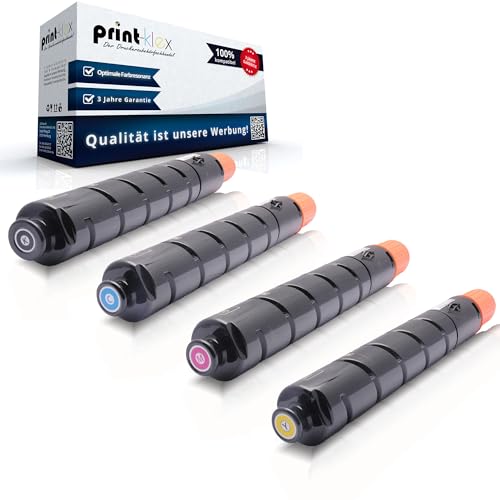 4X Print-Klex Tonerkartuschen kompatibel mit Canon IR Advance C 5235 i C 5235 Series C 5240 C 5240 A C 5240 i C 5240 Series C-EXV29 CEXV29 BK C M Y Black Cyan Magenta Yellow - Office Line Serie von Print-Klex GmbH & Co.KG