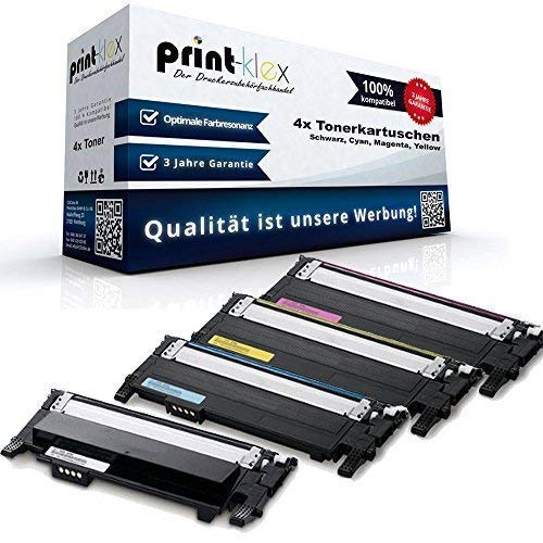 4X Print-Klex XXL Tonerkartuschen kompatibel für Samsung CLX 3305FW CLX 3305W Xpress C410W Xpress C460FW Xpress C460W Xpress C 460 W Xpress C 410 W Xpress C 410W Xpress von Print-Klex GmbH & Co.KG