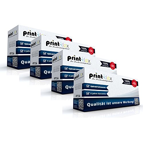 4x Print-Klex Trommeleinheiten kompatibel für HP Color LaserJet CM6030FMFP CM6030MFP CM6040FMFP CM6040MFP CM6040Series CB384A CB385A CB387A CB386A Schwarz Blau Rot Gelb - Color Line Serie von Print-Klex GmbH & Co.KG