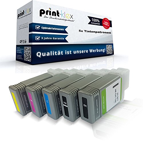 5X Print-Klex Patronen kompatibel für Canon imagePROGRAF IPF 750 imagePROGRAF IPF 750 MFP imagePROGRAF IPF 750 MFP M 40 imagePROGRAF IPF 750 Series Black Matt Black Cyan Magenta Yellow - Print Quantu 5X Print-Klex Patronen kompatibel für Canon imagePROGRAF IPF 750 imagePROGRAF IPF 750 MFP imagePROGRAF IPF 750 MFP M 40 imagePROGRAF IPF 750 Series Black Matt Black Cyan Magenta Yellow - Print Quantu von Print-Klex GmbH & Co.KG