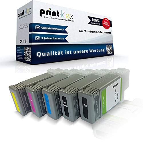 5X Print-Klex Tintenpatronen kompatibel für Canon imagePROGRAF IPF 500 IPF 510 IPF 600 IPF 605 IPF 610 IPF 650 IPF 655 IPF 700 IPF 710 IPF 720 IPF 750 IPF 755 IPF 760 IPF 765 PFI 102 PFI102 5X Print-Klex Tintenpatronen kompatibel für Canon imagePROGRAF IPF 500 IPF 510 IPF 600 IPF 605 IPF 610 IPF 650 IPF 655 IPF 700 IPF 710 IPF 720 IPF 750 IPF 755 IPF 760 IPF 765 PFI 102 PFI102 von Print-Klex GmbH & Co.KG