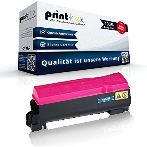 Print-Klex Tonerkartusche Magenta kompatibel für Kyocera/Mita 1T02HLBEU0 TK-540M FS-C5100DN FSC5100 FS C5100 DN FS C5100DN TK540 TK540M 5.000 Seiten von Print-Klex GmbH & Co.KG