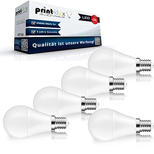 Print-Klex GmbH & Co.KG 5x LED Leuchtmittel in Birnenform A60 E27 8W 3000K Warmweiß Birne Sparlampe Glühbirne von Print-Klex GmbH & Co.KG