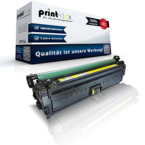 Print-Klex Tonerkartusche kompatibel für HP Color LaserJet Enterprise M552 dn Enterprise M553 Enterprise M553 dn CF362X HP 508A Yellow Gelb -Easy Line Serie von Print-Klex GmbH & Co.KG