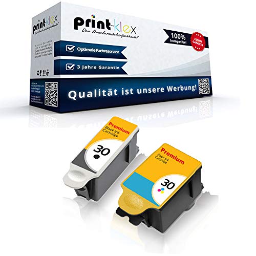 Print-Klex Tintenpatronen kompatibel für Kodak 30BK 30C ESP 1.2 ESP 3.2 ESP C110 ESP C115 ESP C310 ESP C315 ESP C330 ESP C360 ESP Office 2150 ESP Office 2170 von Print-Klex GmbH & Co.KG